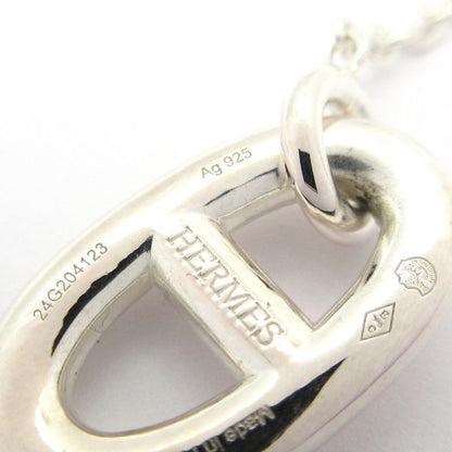 Hermes Earrings Chaine D'ancre In Silver