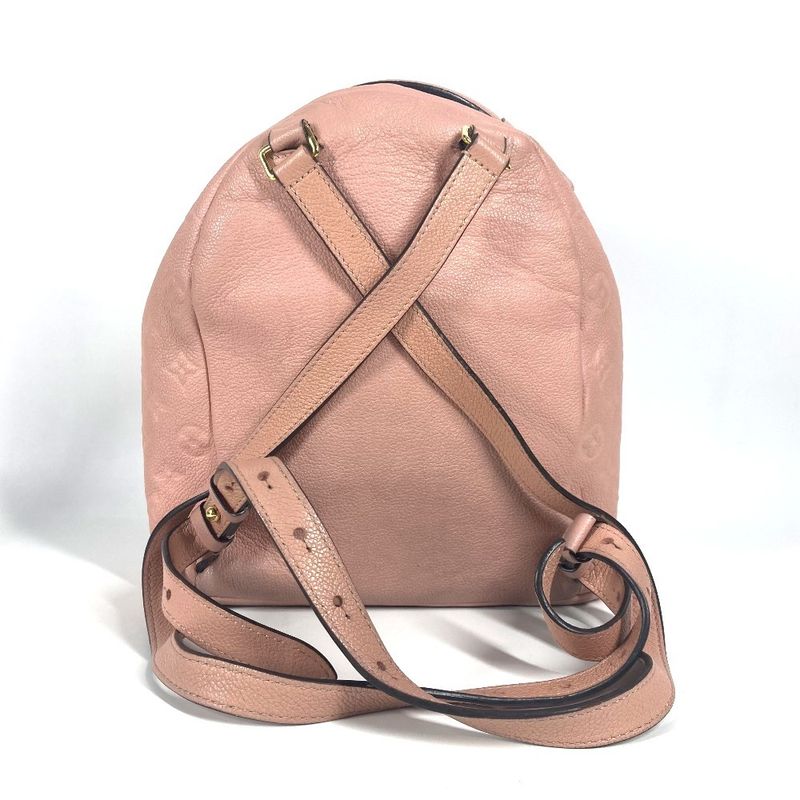 Louis Vuitton Backpack Sac Sorbonne M44019 Monogram Empreinte Leather Pink