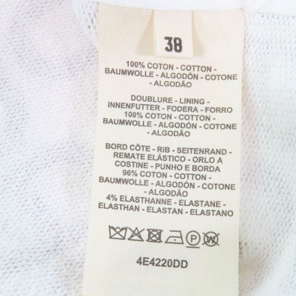 Hermes 24SS 100% Cotton Chaine D'ancre Teddy Blouson Ivory Brown 38 Made In