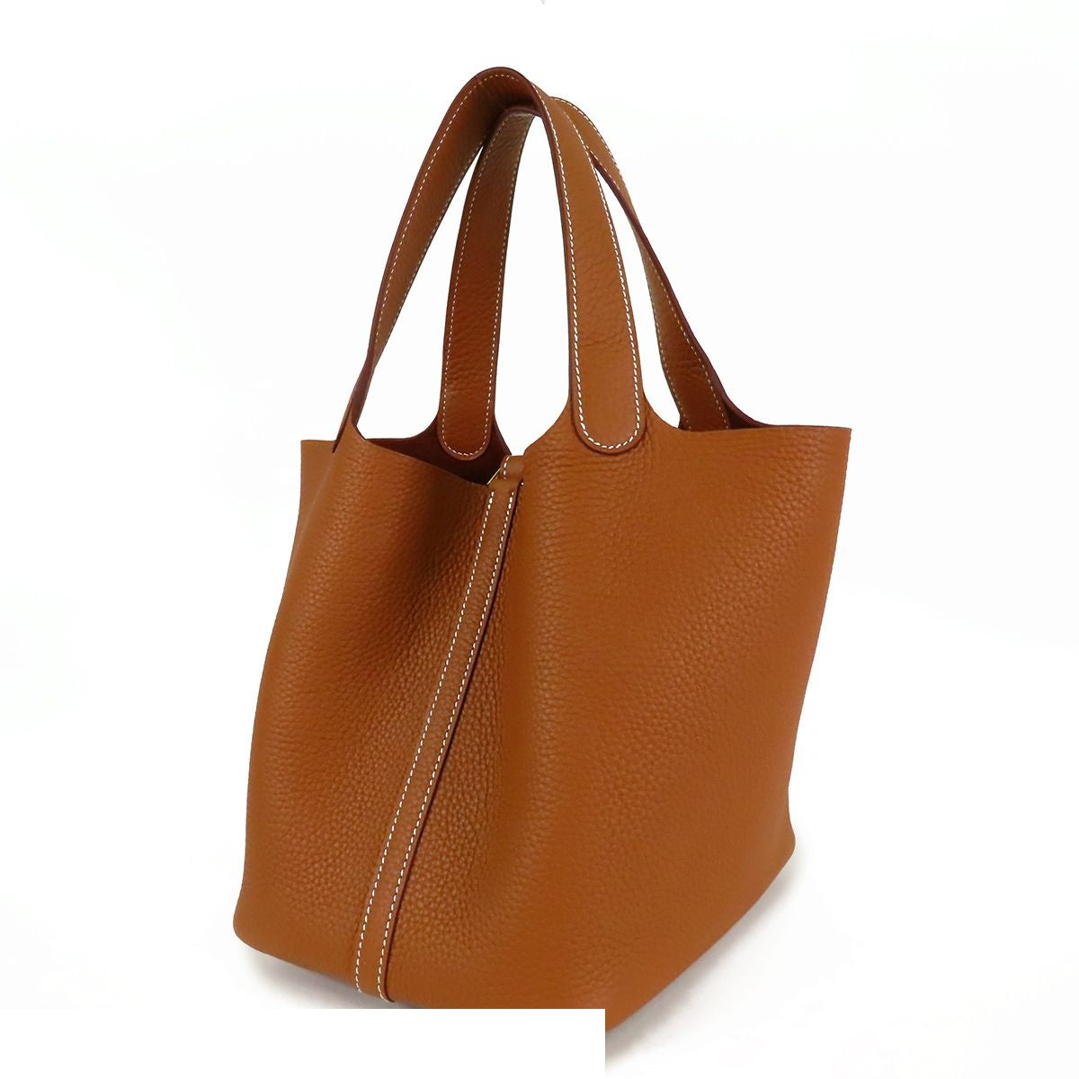 Hermes Picotin Lock MM Gold Taurillon Handbag — view 2