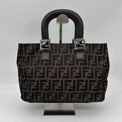 Fendi Zucca Tote Brown