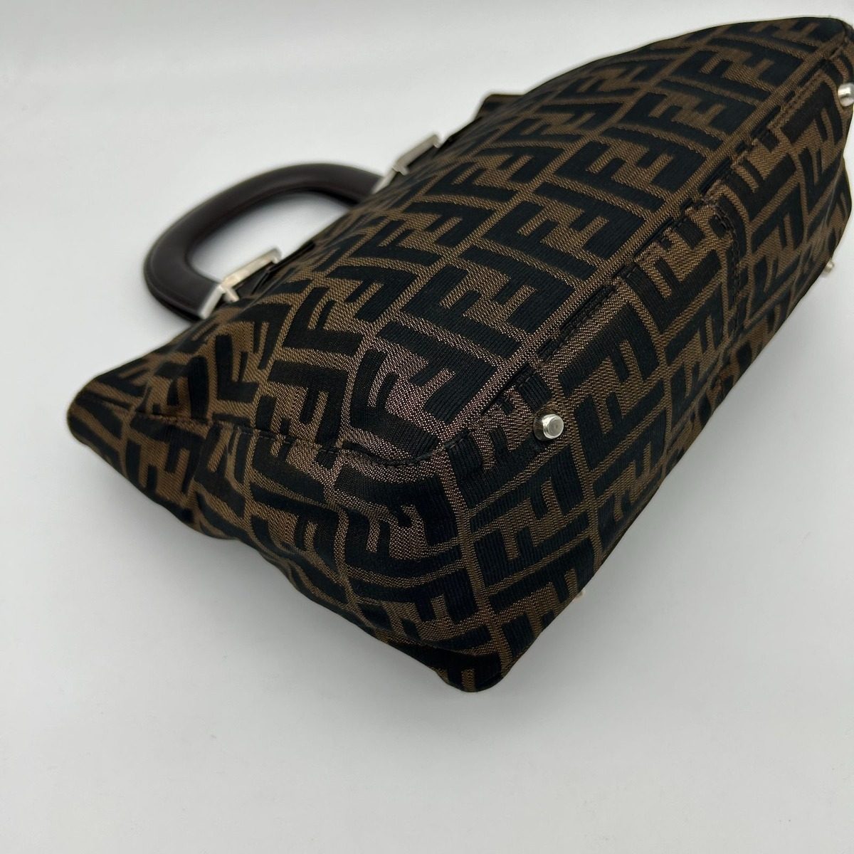 Fendi Zucca Tote Brown — view 8