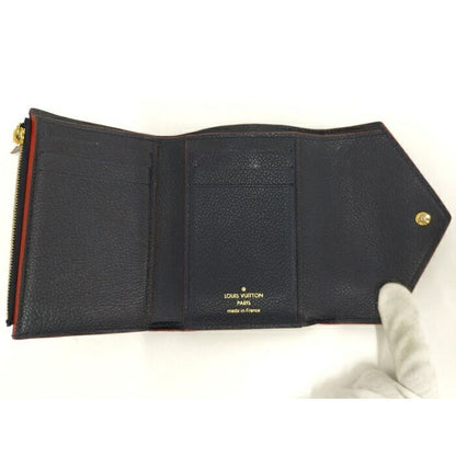 Louis Vuitton Portefeuille Victorine Trifold Wallet Monogram Empreinte Marine — view 2