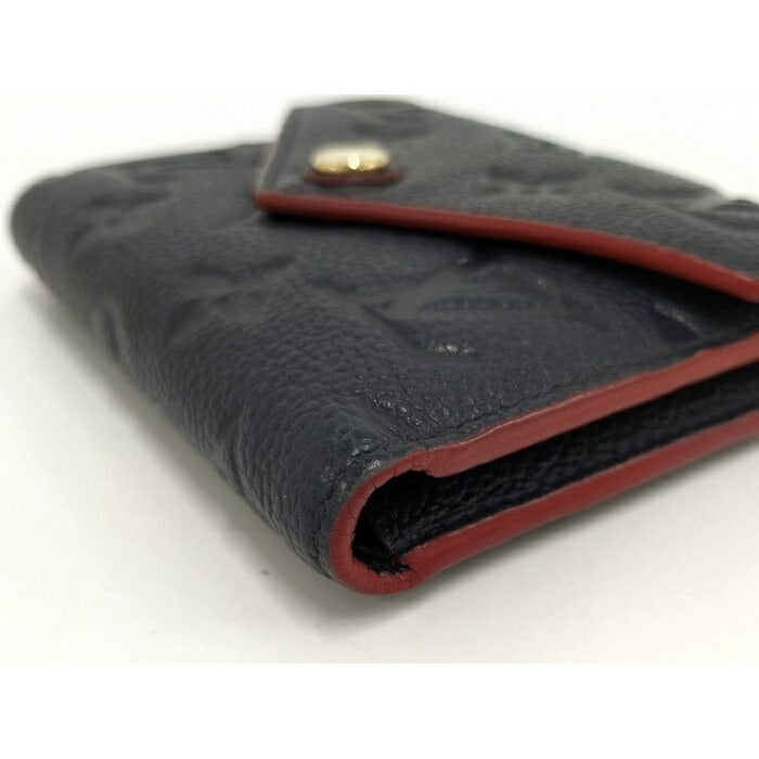 Louis Vuitton Portefeuille Victorine Trifold Wallet Monogram Empreinte Marine — view 5