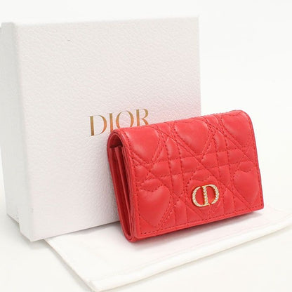 Dior Glycine Wallet Caro Bifold Lambskin