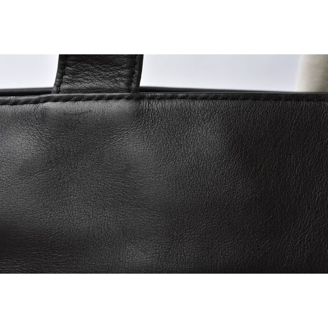 Chanel Tote A4 Lamb Leather Black — view 5