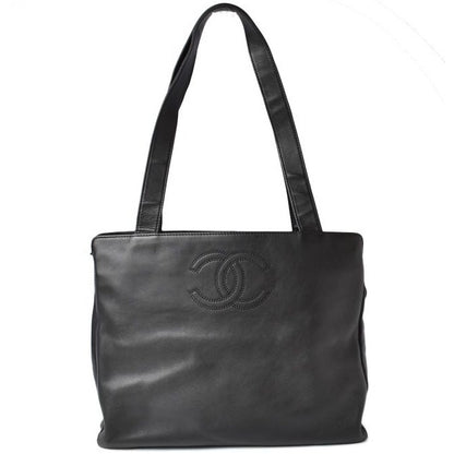 Chanel Tote A4 Lamb Leather Black
