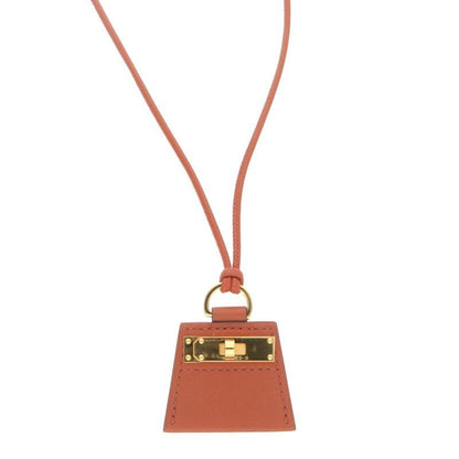 Hermes Monpty Kelly PM Gold Hardware Charm Necklace