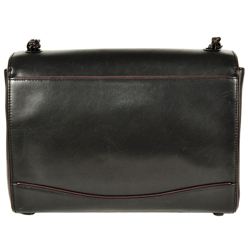 Chanel Chain Shoulder Bag Lambskin Black 7 Figures 6 Units Coco Mark