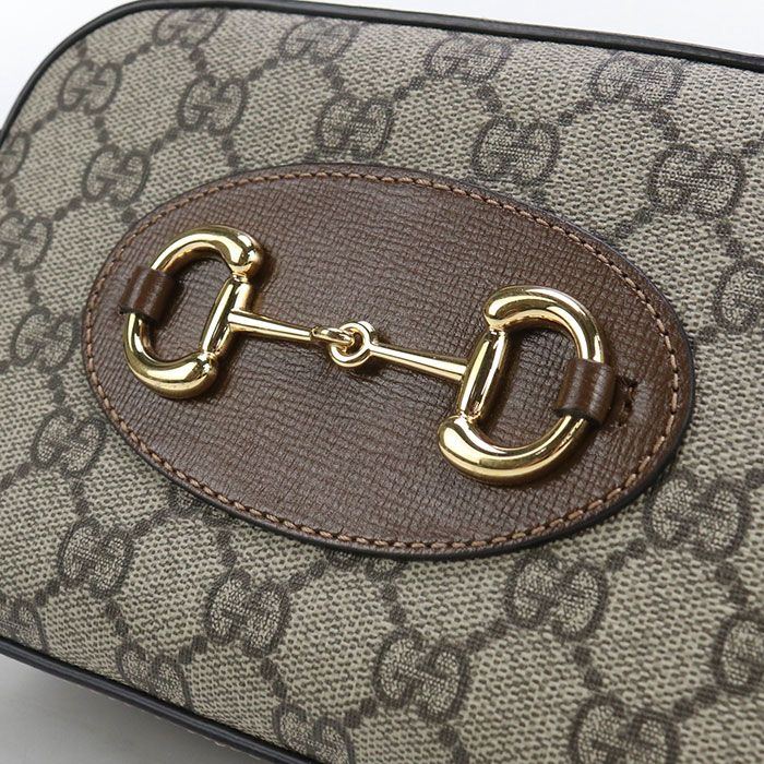 Gucci Small Camera Bag Horsebit 1955 760196 Shoulder Bag GG Supreme Leather