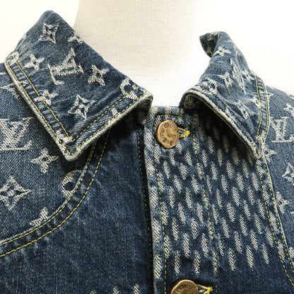 Louis Vuitton × NIGO Denim Jacket Hja10wuzc Giant Damier Waves Monogram #48