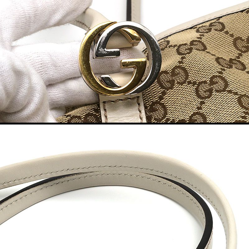 Gucci Tote Bag 232957 GG Canvas Beige-brown Tone