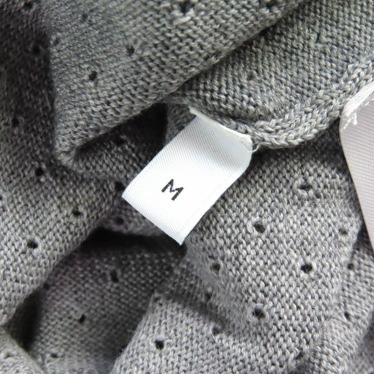 Gucci Wool Logo Knit Long Sleeve Polo Shirt Gray M Recommended — view 7
