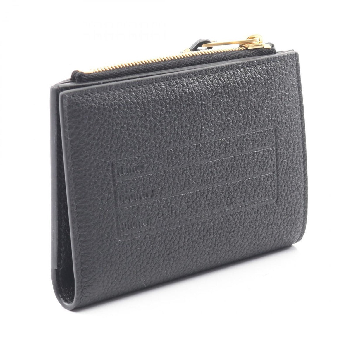 Balenciaga Bifold Wallet Carrie Coin & card Holder Black — view 2