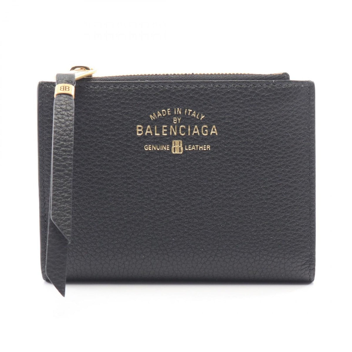 Balenciaga Bifold Wallet Carrie Coin & card Holder Black