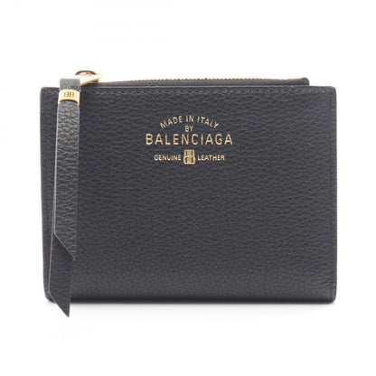 Balenciaga Bifold Wallet Carrie Coin & card Holder Black