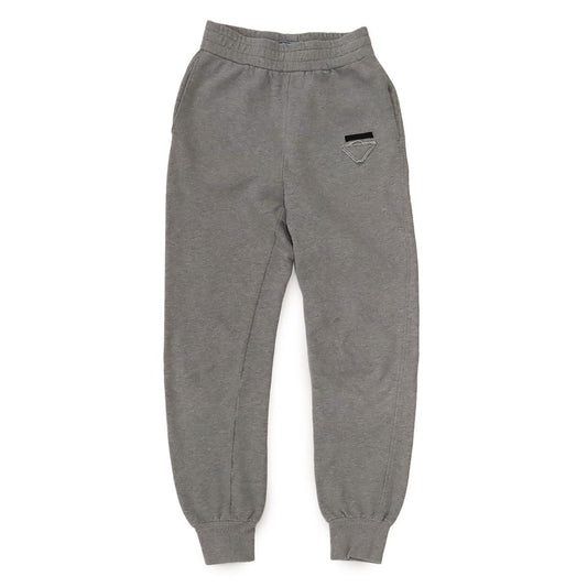 Prada Sweatpants Trousers Cotton Gray XS Pants