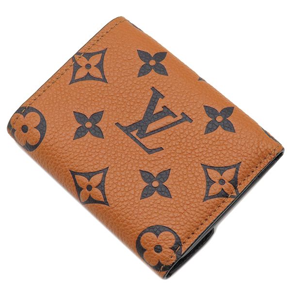 Louis Vuitton Trifold Wallet Portefeuille Zoë Monogram Empreinte Caramel Gold