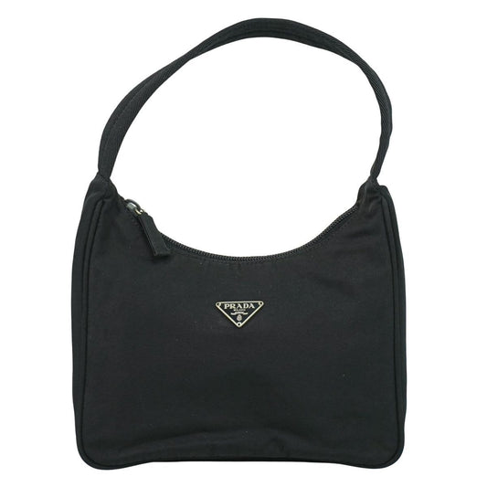 Prada Tessuto Handbag Pouch Nylon Black
