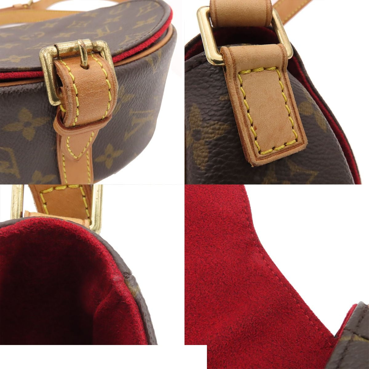 Louis Vuitton Tambourine Brown Monogram Canvas Shoulder Bag — view 8