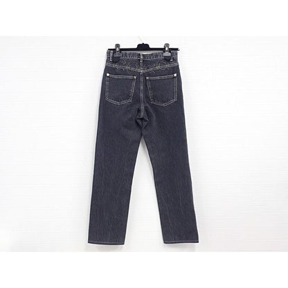 Chanel Washed Denim Jeans Bottoms Size 34 Gray Casual — view 2