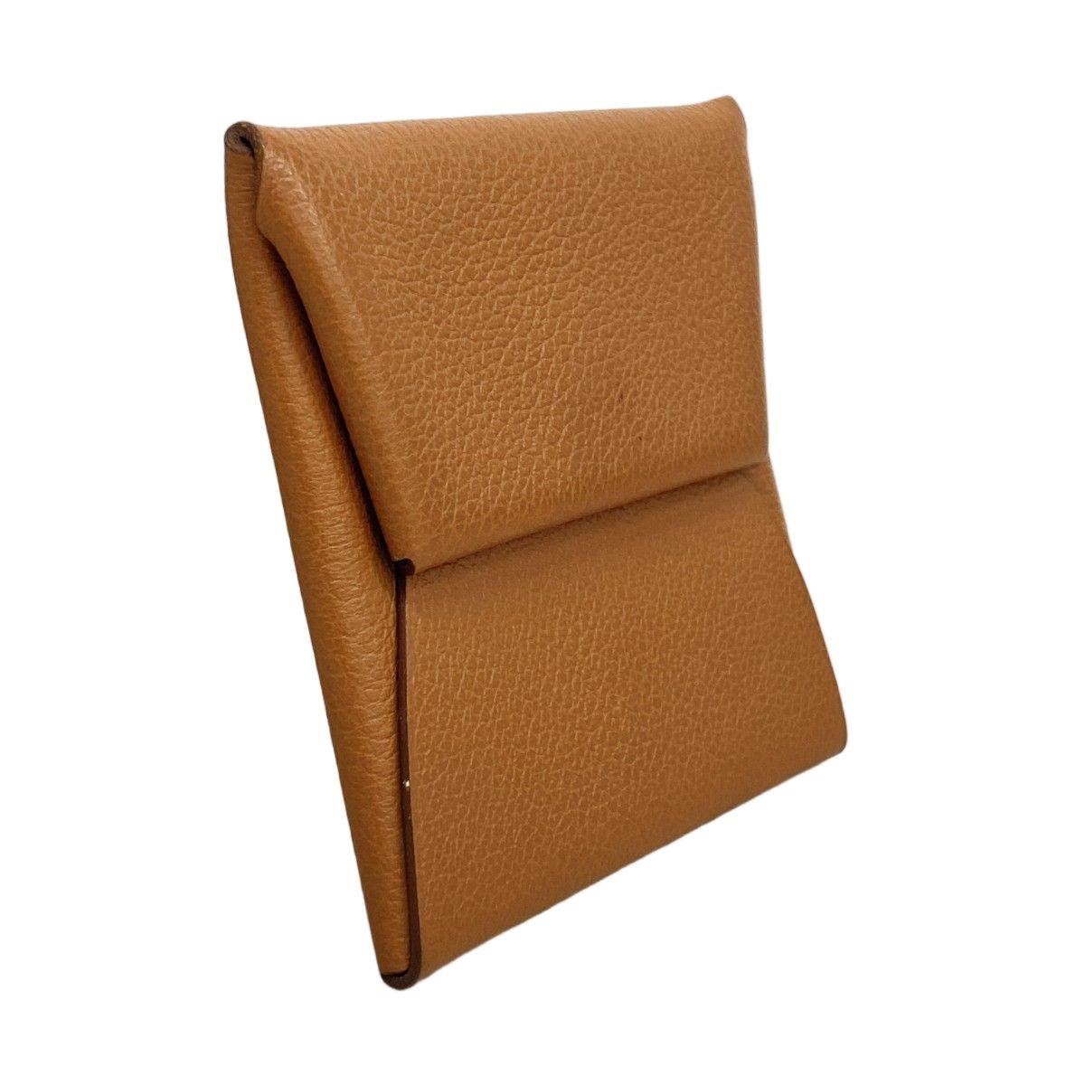 Hermes Coin Case Bastia Verso Evercolor Gold Beige Dwymar Silver — view 2