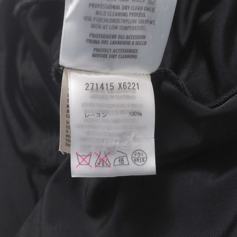 Gucci Dress Size M Long Sleeve V-neck Tight Dress Stretch Made In Italy