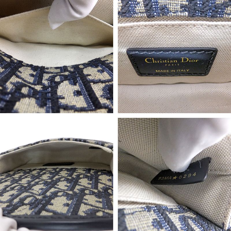 Dior Bobby Oblique Peacock Mini Shoulder Bag Gold Hardware CD Logo