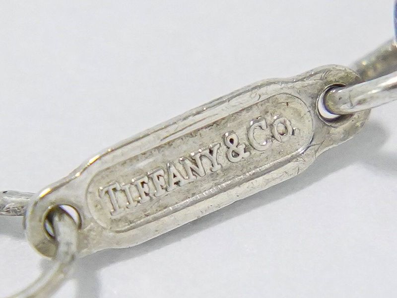 Authentic Tiffany & Co Tiffany & Co Atlas Bar Plate 925 Necklace Pendant Silver