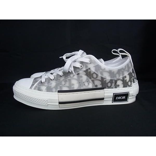 Dior Blue Top Sneakers 40 Shoes Ivory — view 3