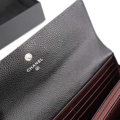 Chanel Caviar Leather Wallet — view 4