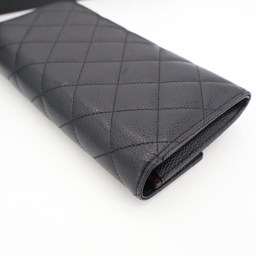 Chanel Caviar Leather Wallet — view 7