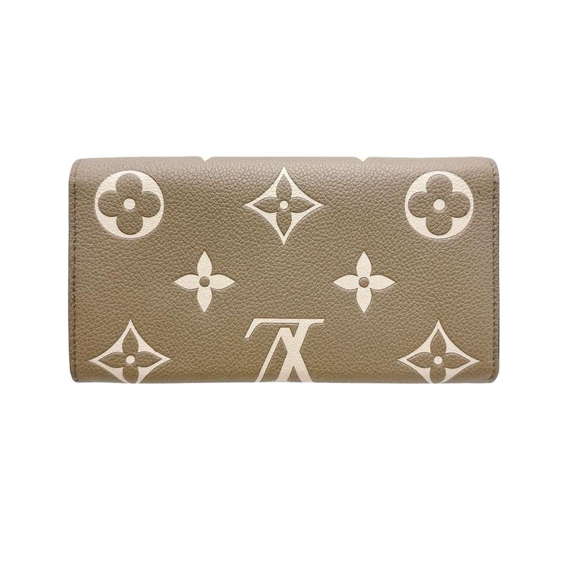 Louis Vuitton M81049 Monogram Empreinte Flap Long Wallet Portefeuille-sarah