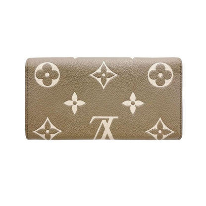 Louis Vuitton M81049 Monogram Empreinte Flap Long Wallet Portefeuille-sarah