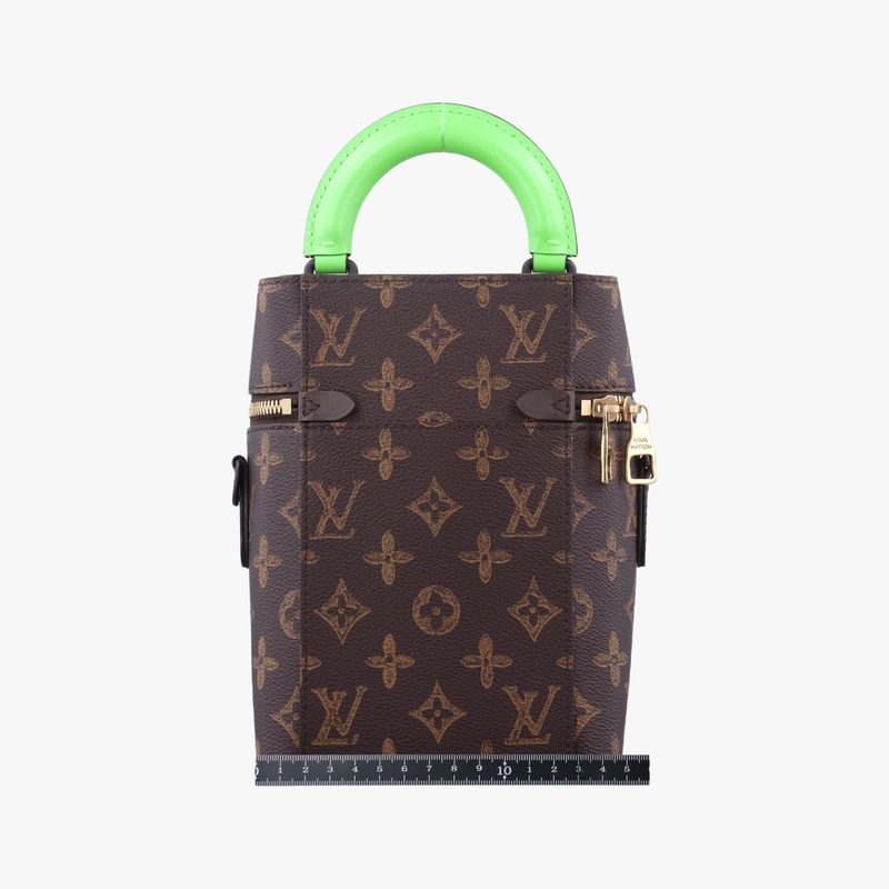 Louis Vuitton Monogram (n°7) Vertical Box Trunk Brown PVC Coated Canvas