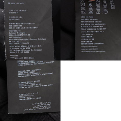 Prada 13 3B Chester Coat Outerwear Black 40