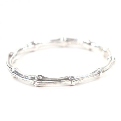 Tiffany & Co Bamboo 925 Bangle Bracelet Silver Weight