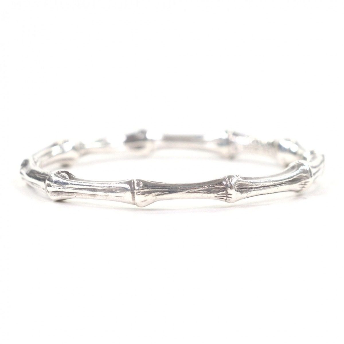 Tiffany & Co Bamboo 925 Bangle Bracelet Silver Weight — view 3