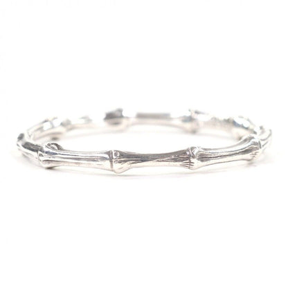 Tiffany & Co Bamboo 925 Bangle Bracelet Silver Weight — view 3