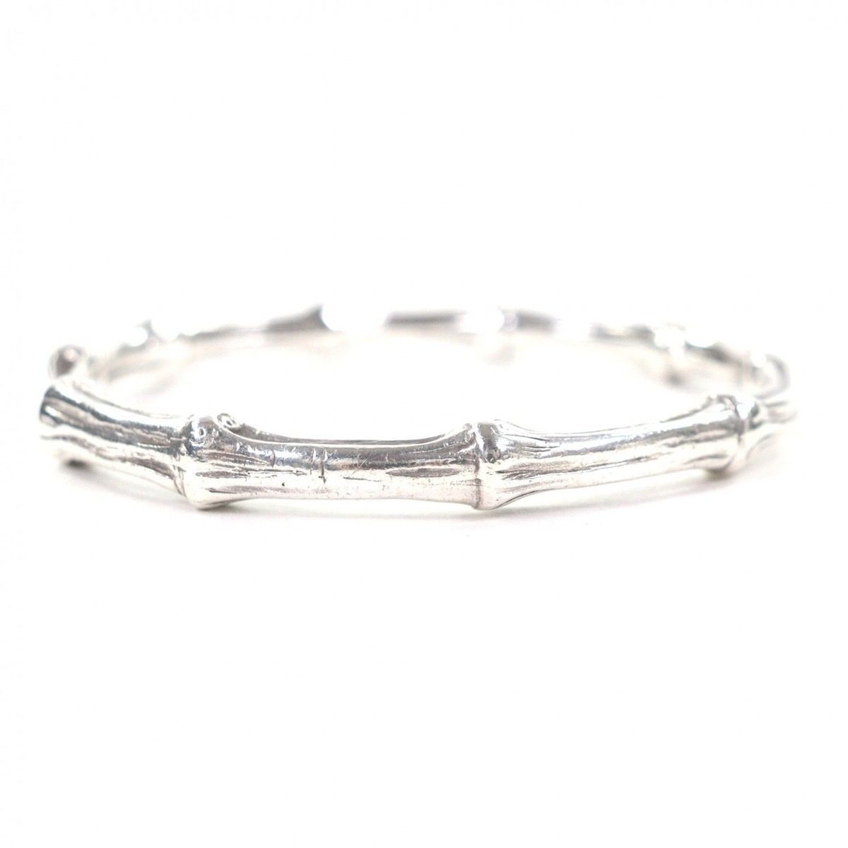 Tiffany & Co Bamboo 925 Bangle Bracelet Silver Weight — view 5