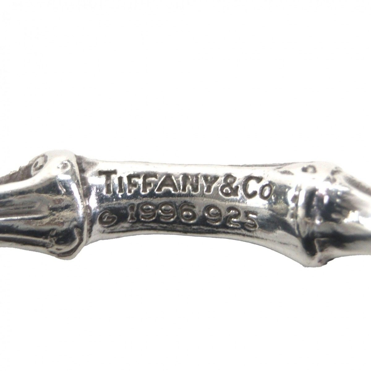 Tiffany & Co Bamboo 925 Bangle Bracelet Silver Weight — view 7