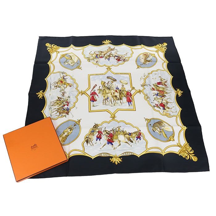 Hermes Carre 90 Scarf Silk