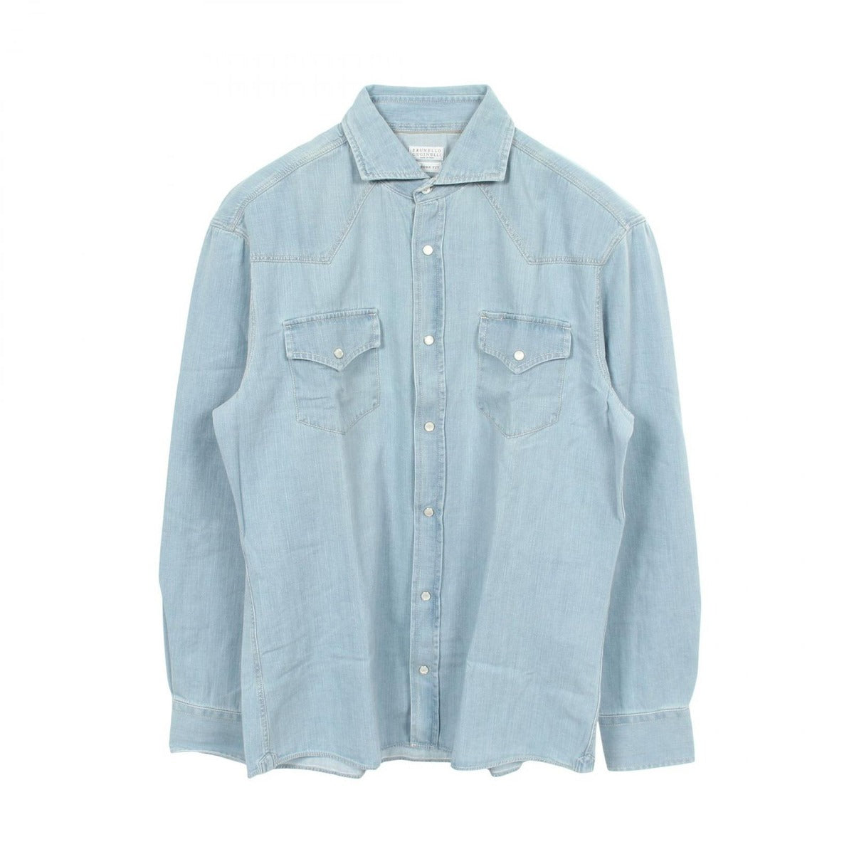 Brunello Cucinelli Cotton Dungari Shirt