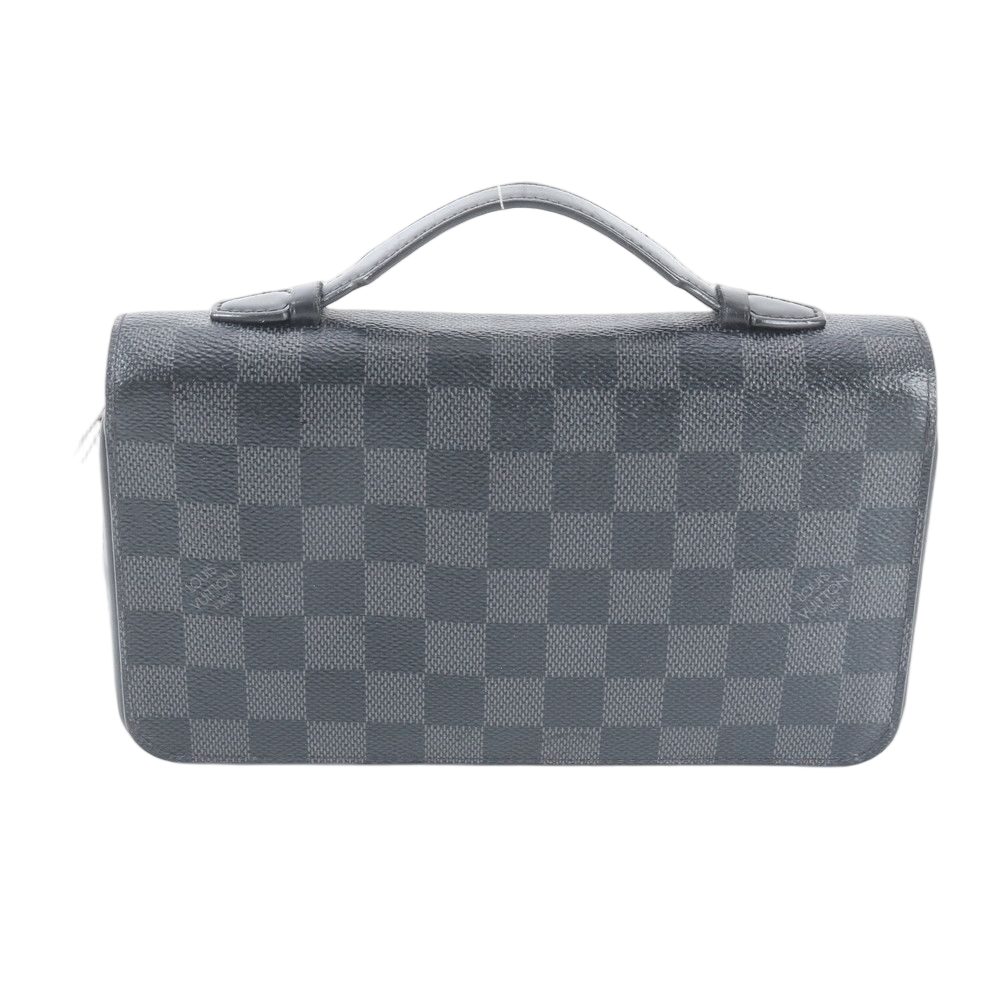 Louis Vuitton Damier Graphite Zippy XL Second Wallet Zip Around Rbm Handbag