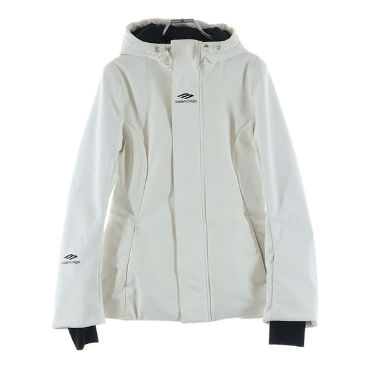 Balenciaga Sports Icon Hourglass Ski Jacket White