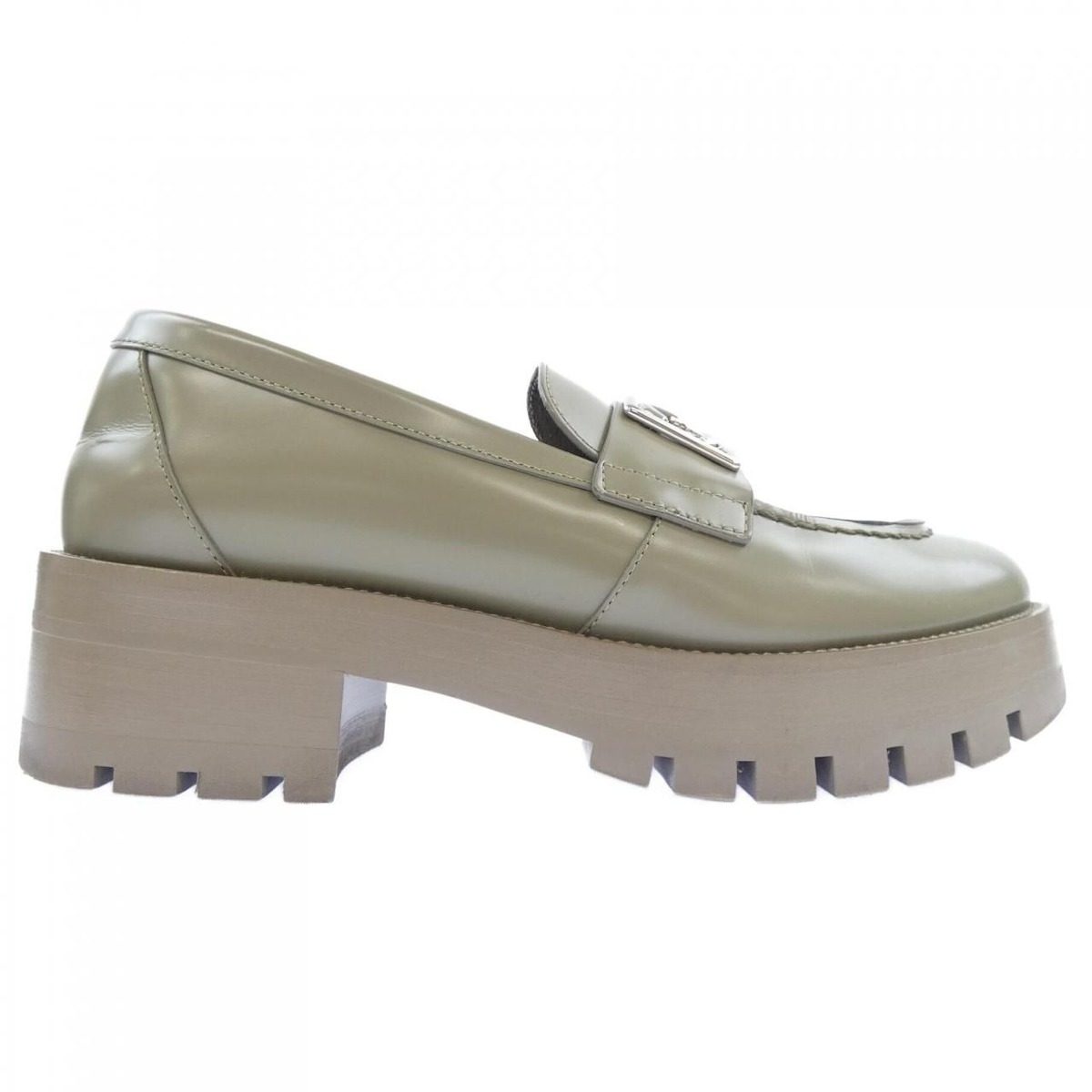 Chanel Loafers Shoes Khaki