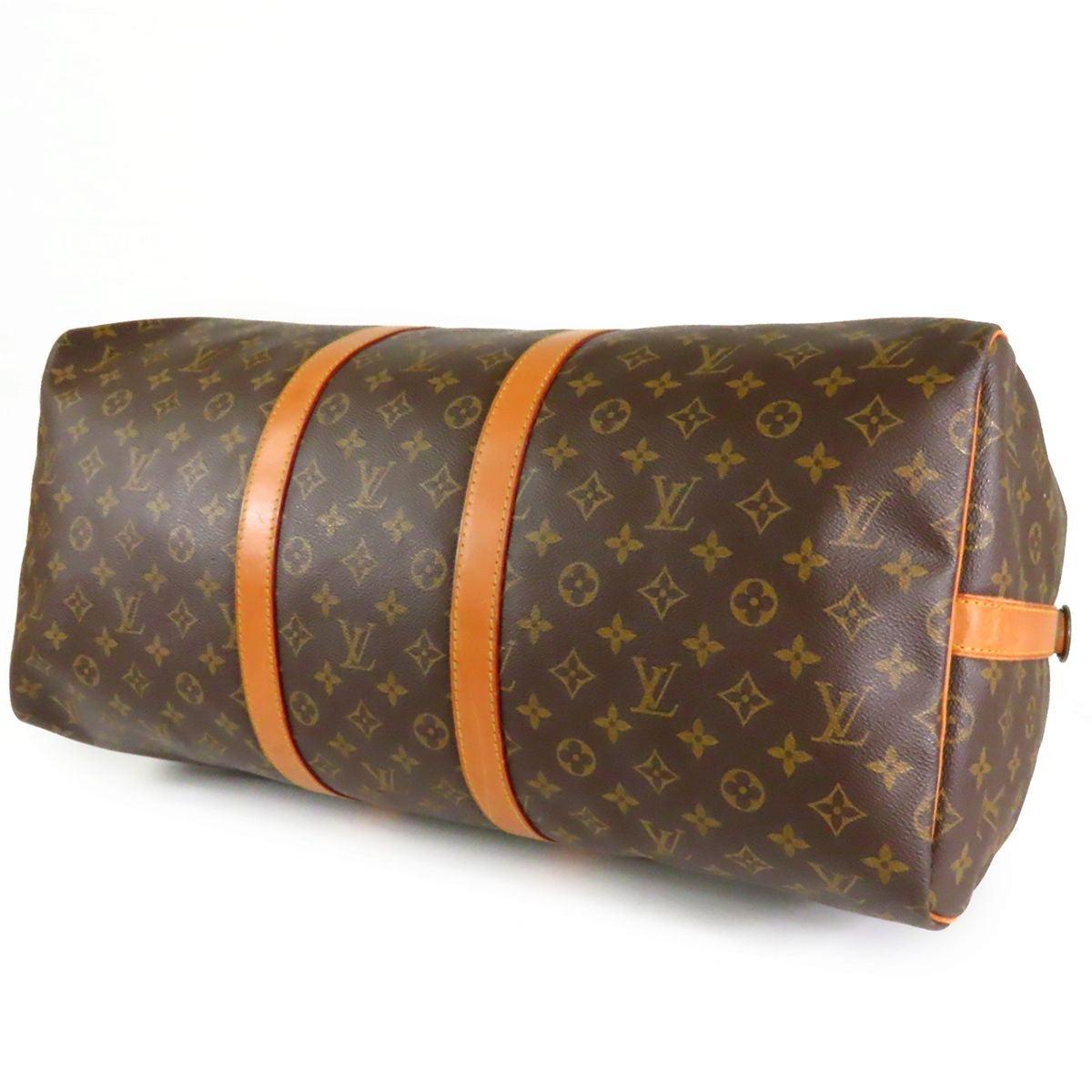 Louis Vuitton Keepall 55 Bandouliere Brown Monogram Canvas 2-Way Boston Bag — view 3