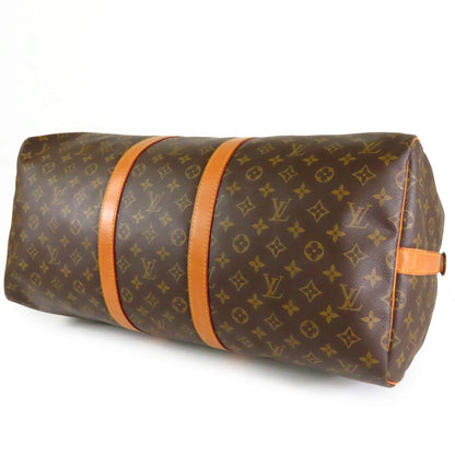 Louis Vuitton Keepall 55 Bandouliere Brown Monogram Canvas 2-Way Boston Bag — view 3