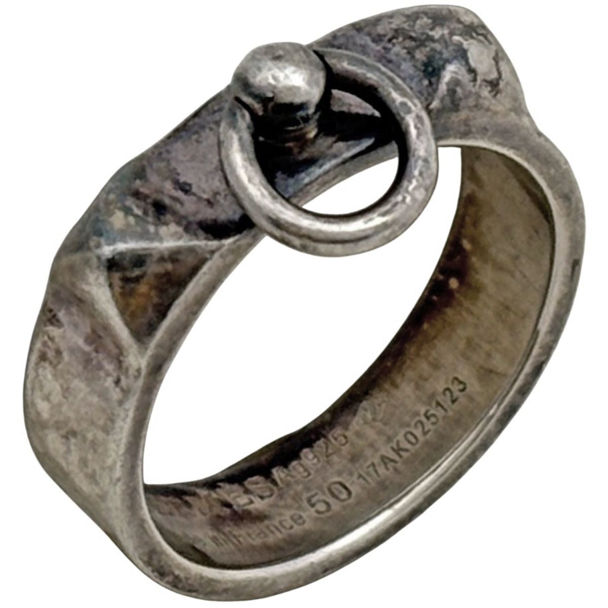 Hermes Collier de Chien Ring Silver