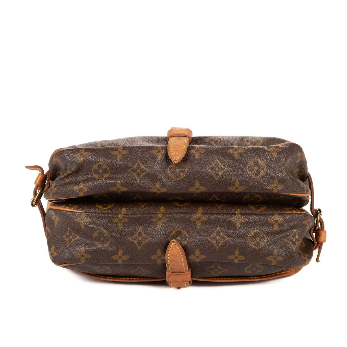 Louis Vuitton Saumur Brown Monogram Canvas Shoulder Bag — view 6